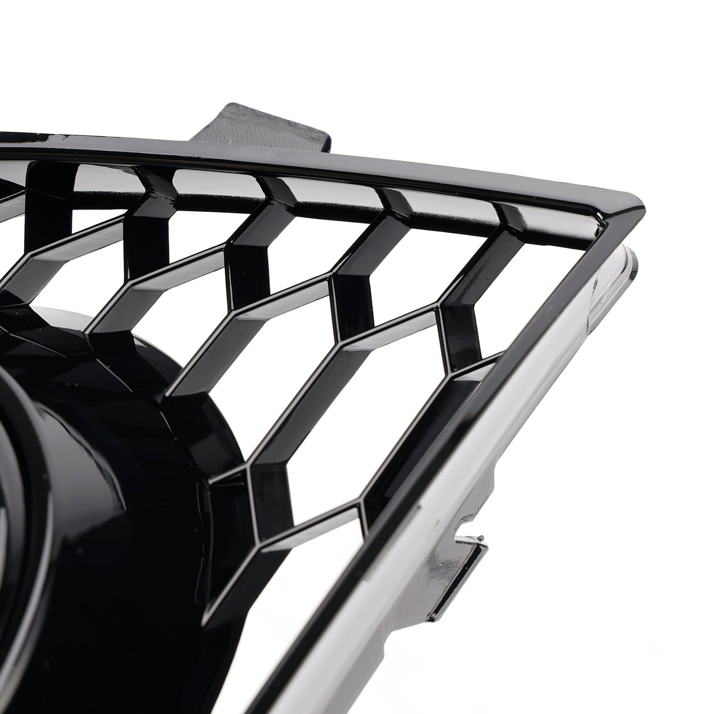 2010-2014 Audi A1 Front Bumper Honeycomb Fog Grille Cover Black