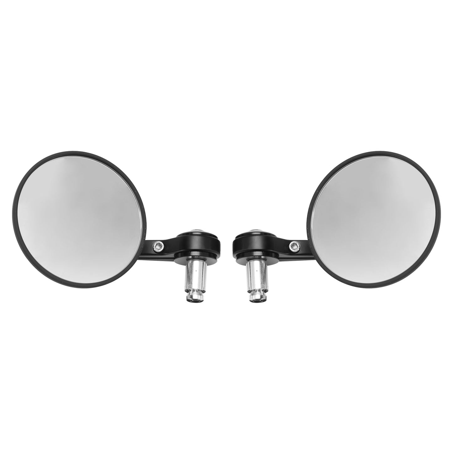 2x Custom Black CNC Aluminium Bar End Side Mirrors For Street Twin & Scrambler