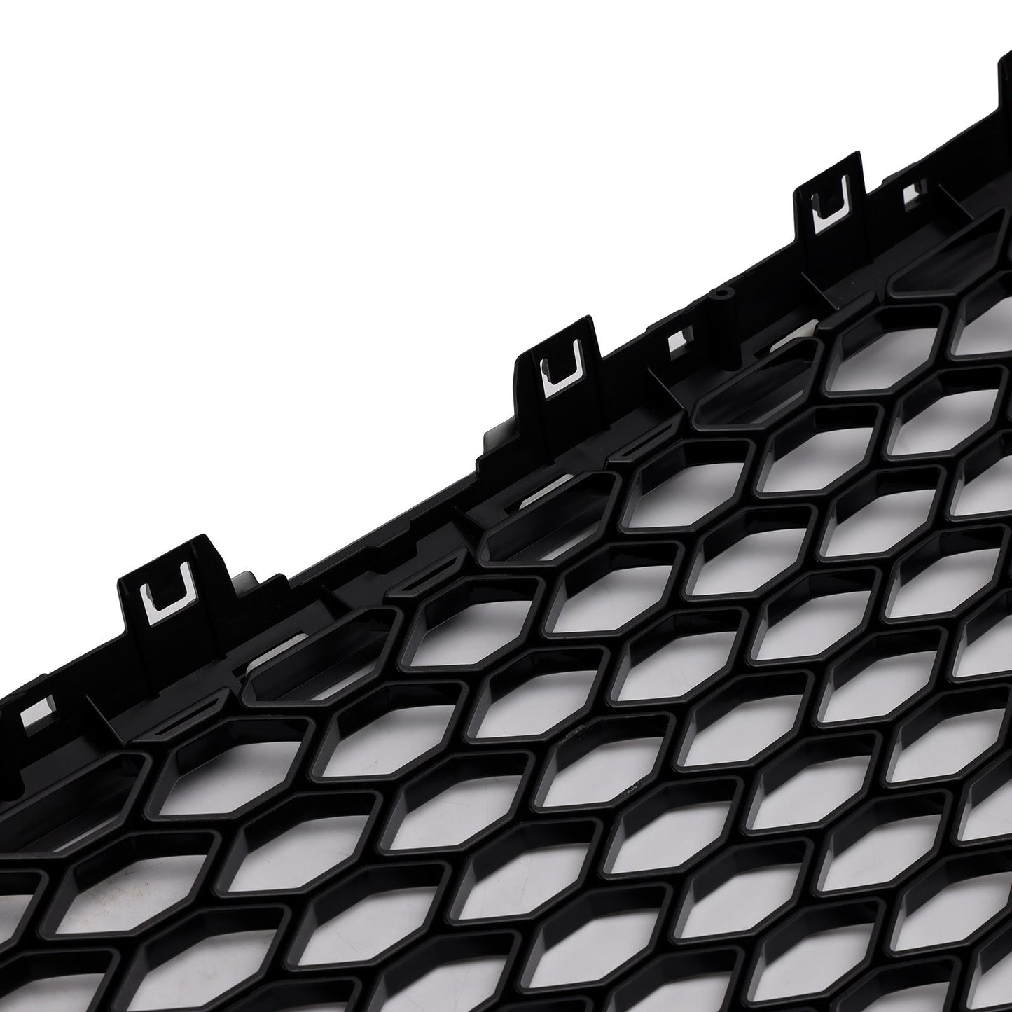 Front Bumper Radiator Vent Mesh Grille Grill For 2005-2015 Audi Q7 SQ7 Gloss Black
