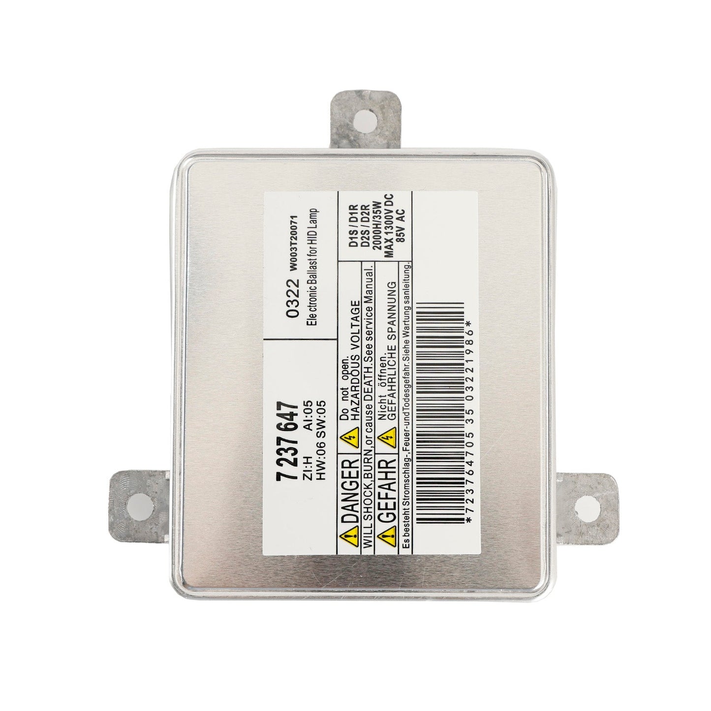 2011-2013 BMW 3 Series E92 E93 328i 335i Xenon Ballast Kit 7237647