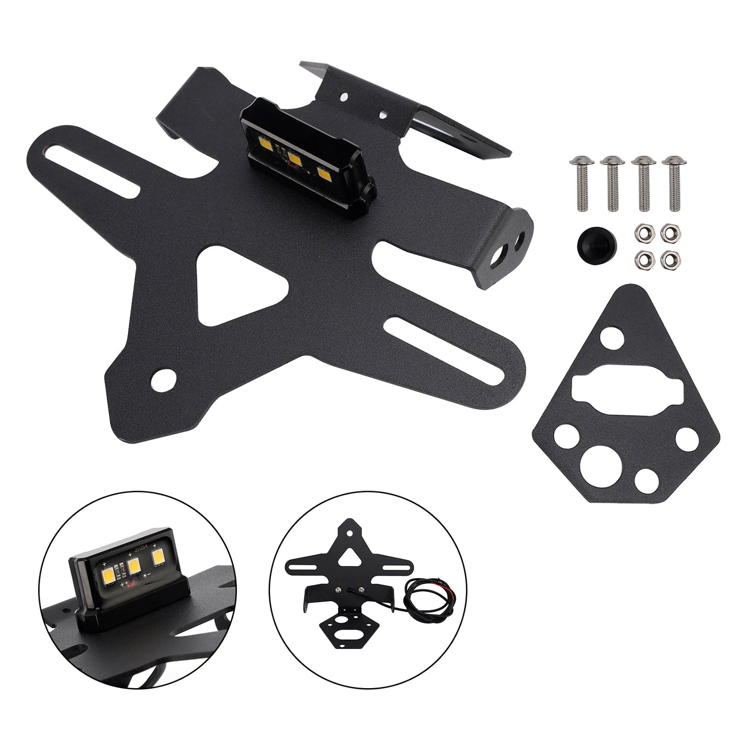 License Plate Holder Frame Bracket fit for Street Triple 765 R/RS 2020-2025
