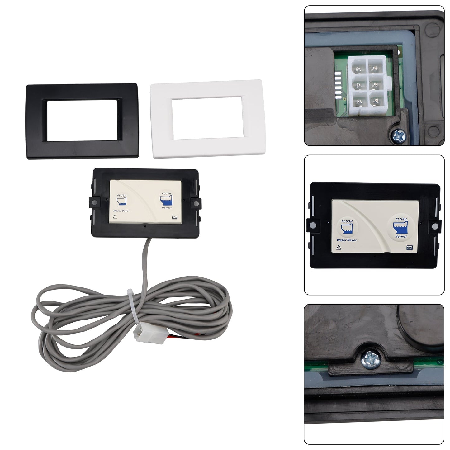 36387 Wall Switch for the Tecma RV Toilet Silence Plus- 2 Button Wall Switch