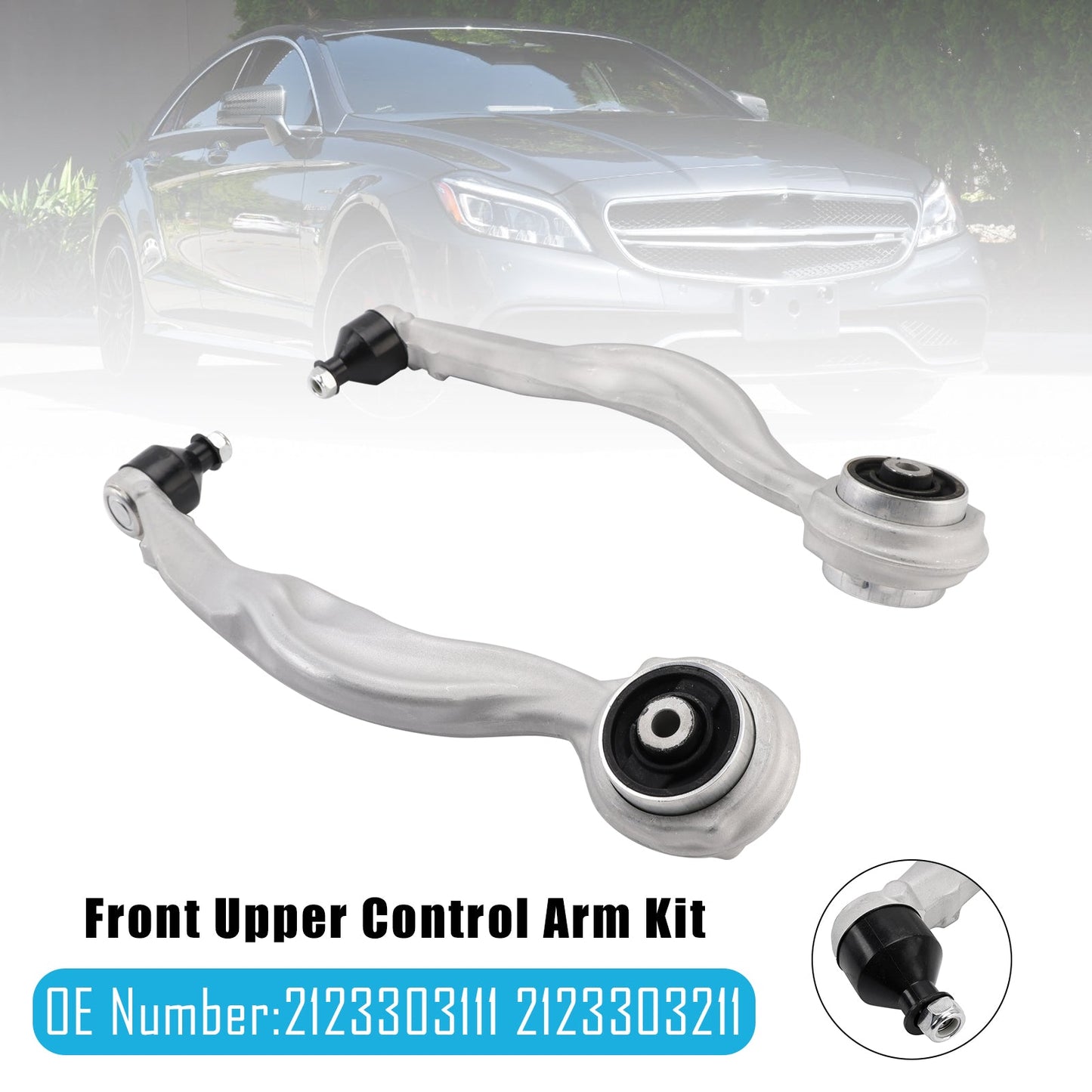 2015-2017 Mercedes Benz CLS400 4Matic Front Upper Control Arm Kit 2123303111 2123303211