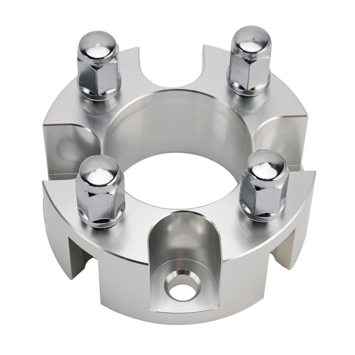 Yamaha Club Car Ezgo 2" Wheel Spacers Kit Cable Golf Carts Lug Nuts Silver