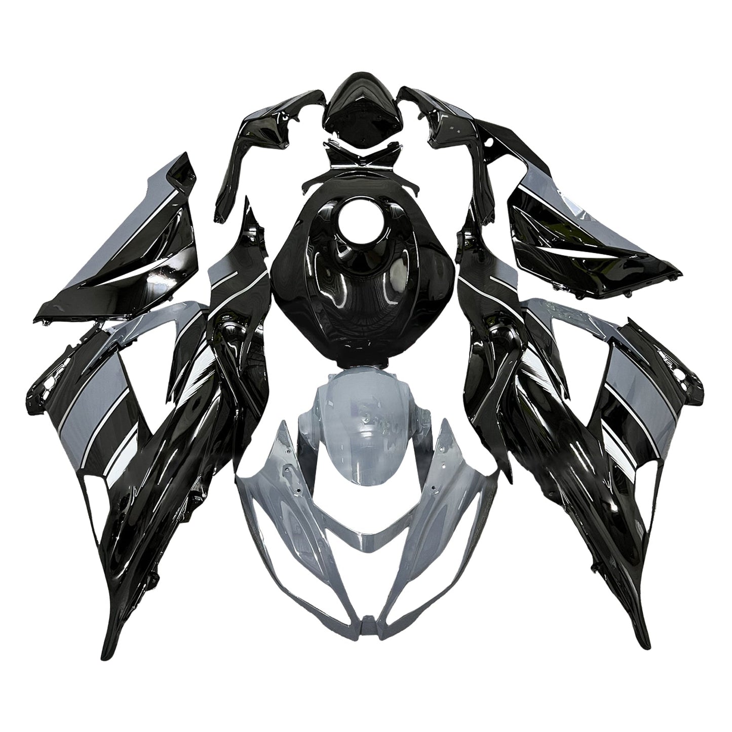 Injection Fairing Kit Bodywork Plastic ABS fit For Kawasaki ZX6R 636 2013-2018