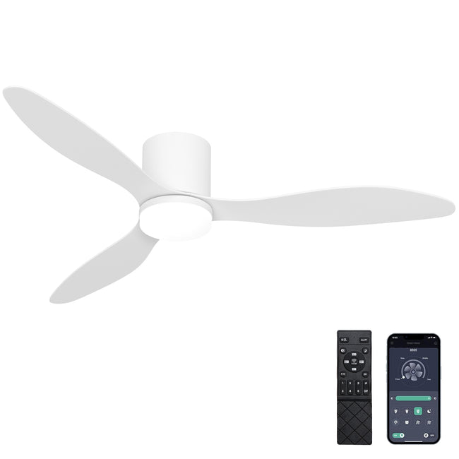 Profile Ceiling Fan Remote/App Control Dimmable LED 42" with Lights DC Motor