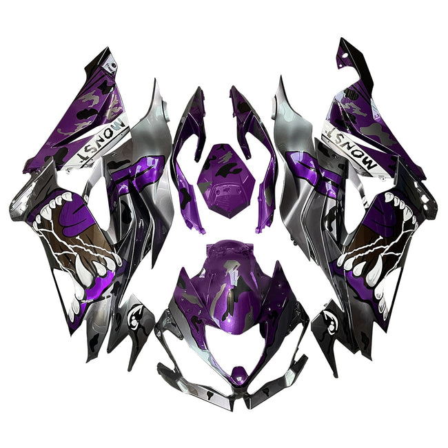 Injection Fairing Kit Bodywork Plastic ABS fit For Kawasaki ZX6R 2019-2023