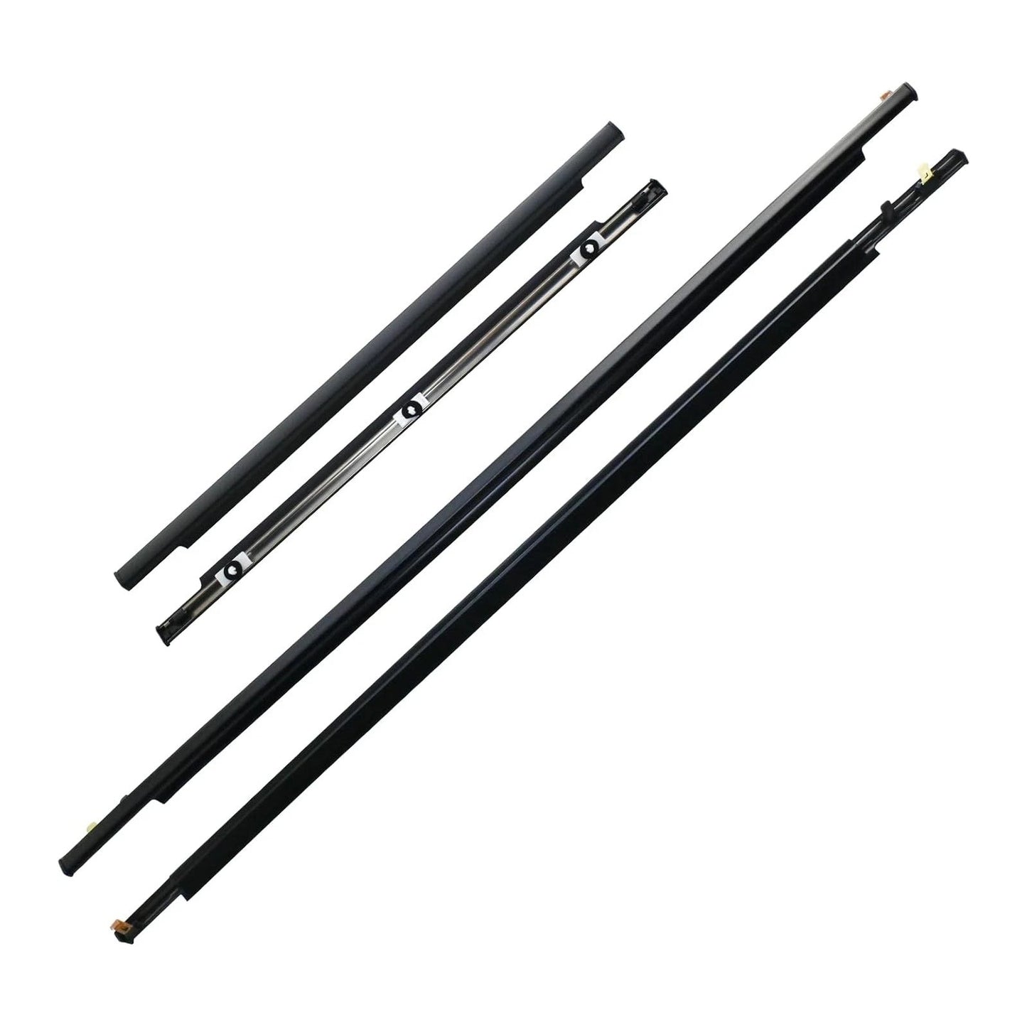 2007-2014 Toyota FJ Cruiser 4PCS Window Moulding Trim Seal Belt Weatherstrip