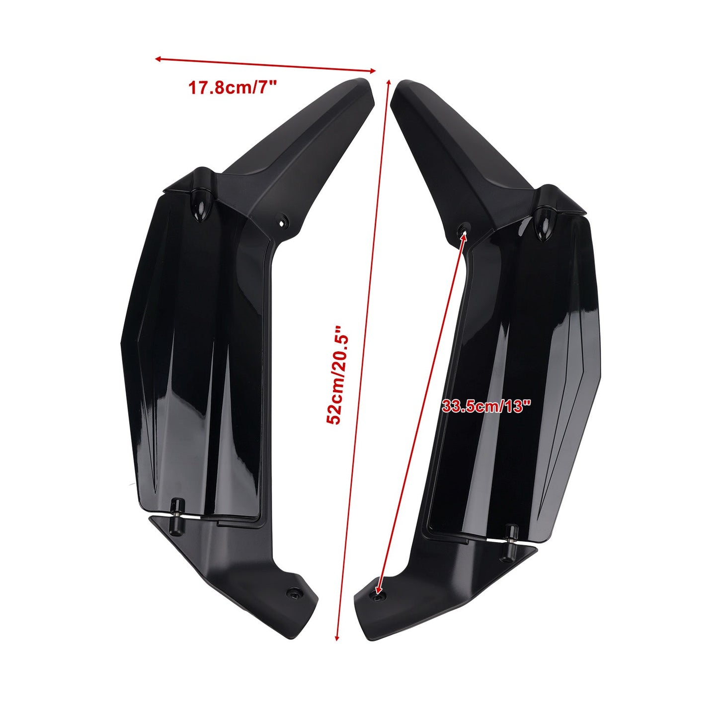 2018-2024 Honda Goldwing GL1800 Air Deflectors Side Fairing Wing Windshield Leg