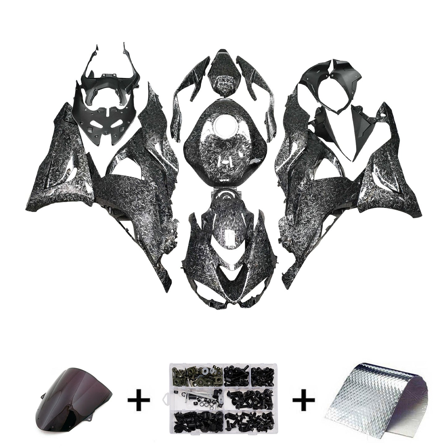 Injection Fairing Kit Bodywork Plastic ABS fit For Kawasaki ZX-6R 2024-2025