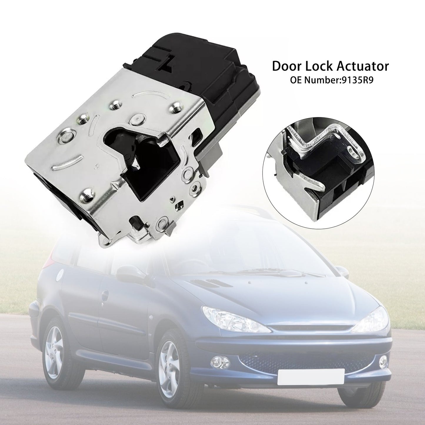 Front Left Driver Side Door Lock Actuator 9135R9 For Peugeot 206 1998-2012