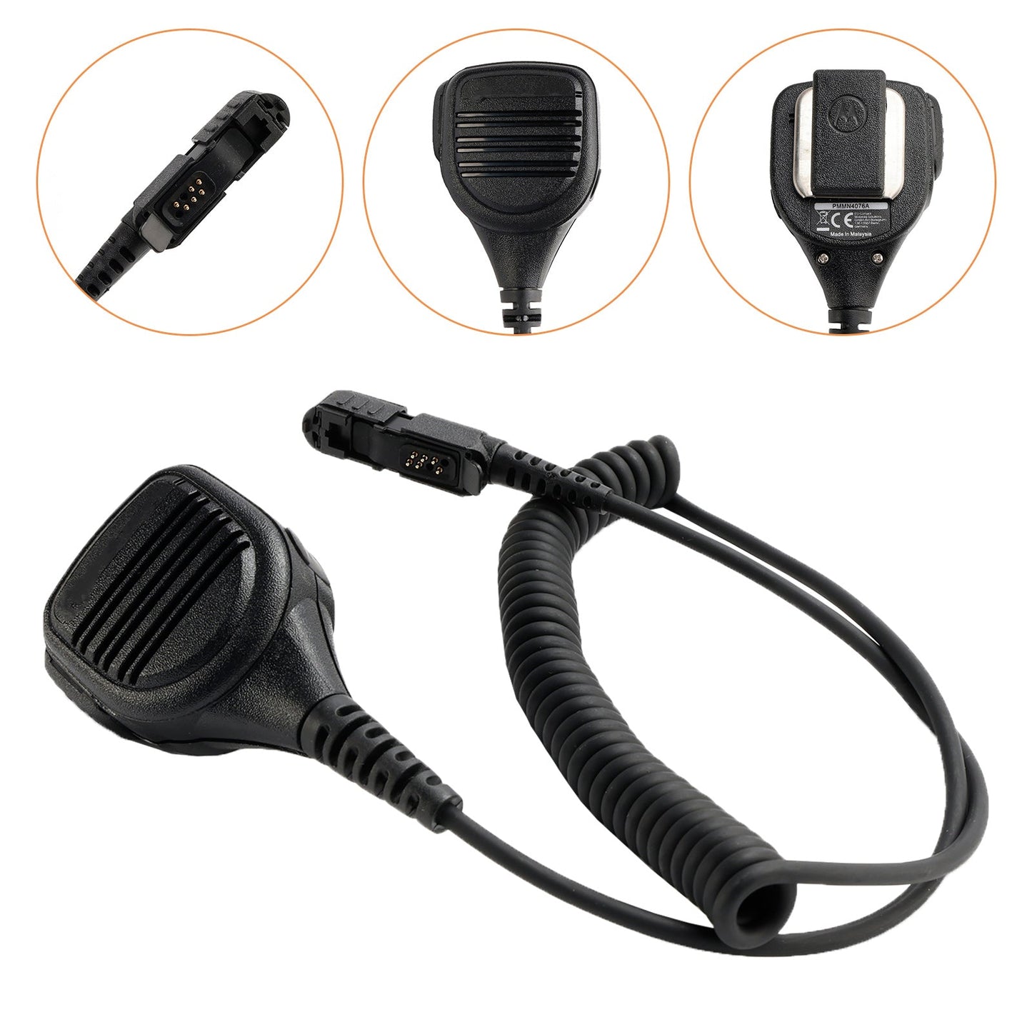 P6600-SM08 Microphone Spkeaker PMMN4076A for XPR3300 XIRP6600 MTP3150 MTP3250