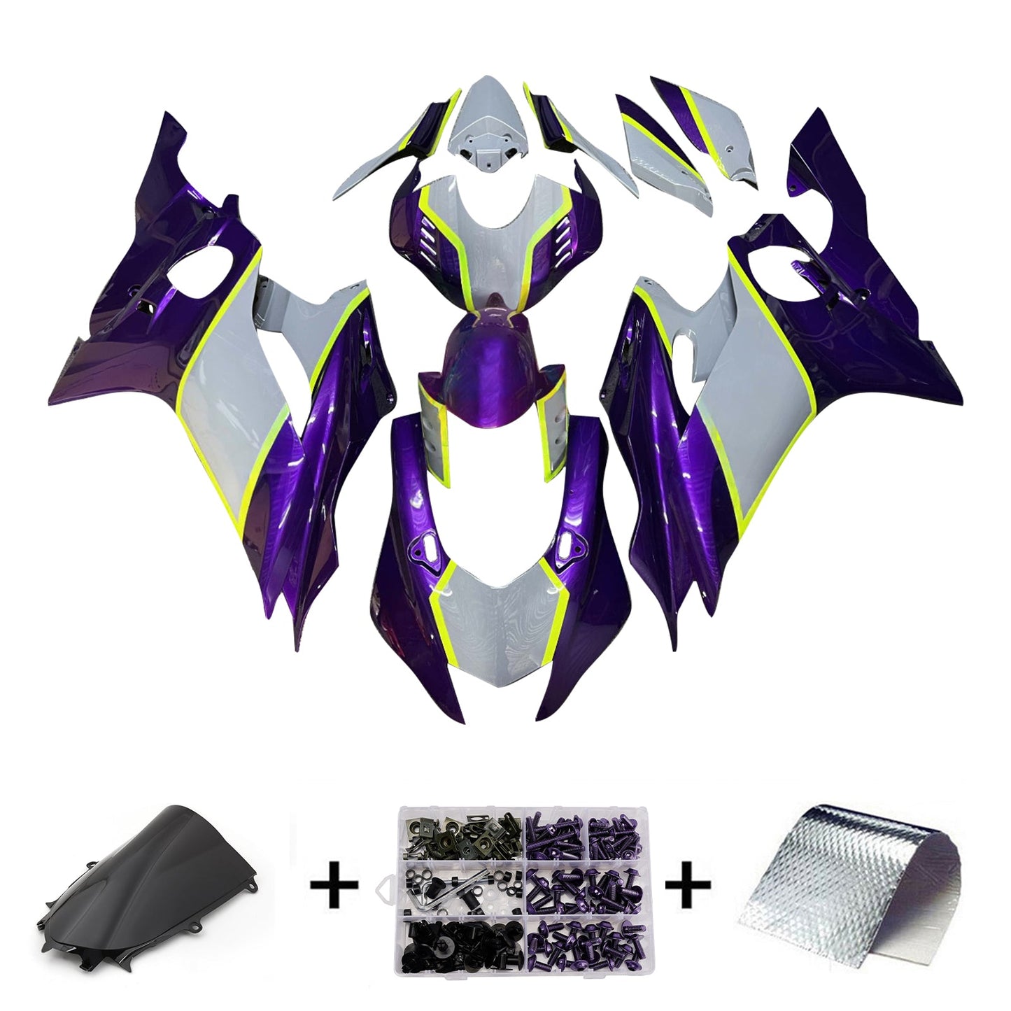 Injection Fairing Kit Bodywork Plastic ABS fit For Yamaha YZF-R6 2017-2023