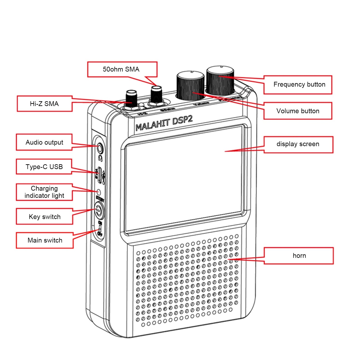 Genuine Authorized Firmware 2.30 Second Generation Malahit-DSP2 Radio Receiver