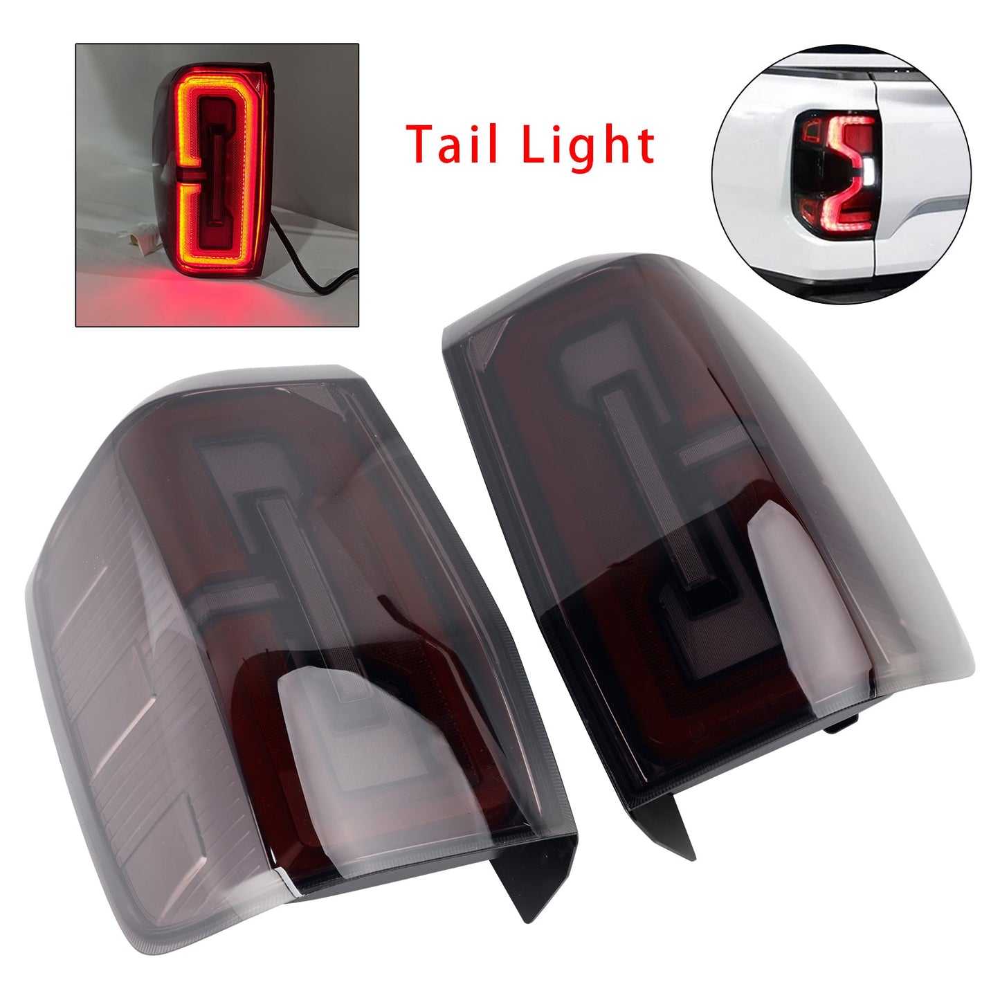 2022+ Ford Ranger Left+Right LED Rear Tail Light Assembly