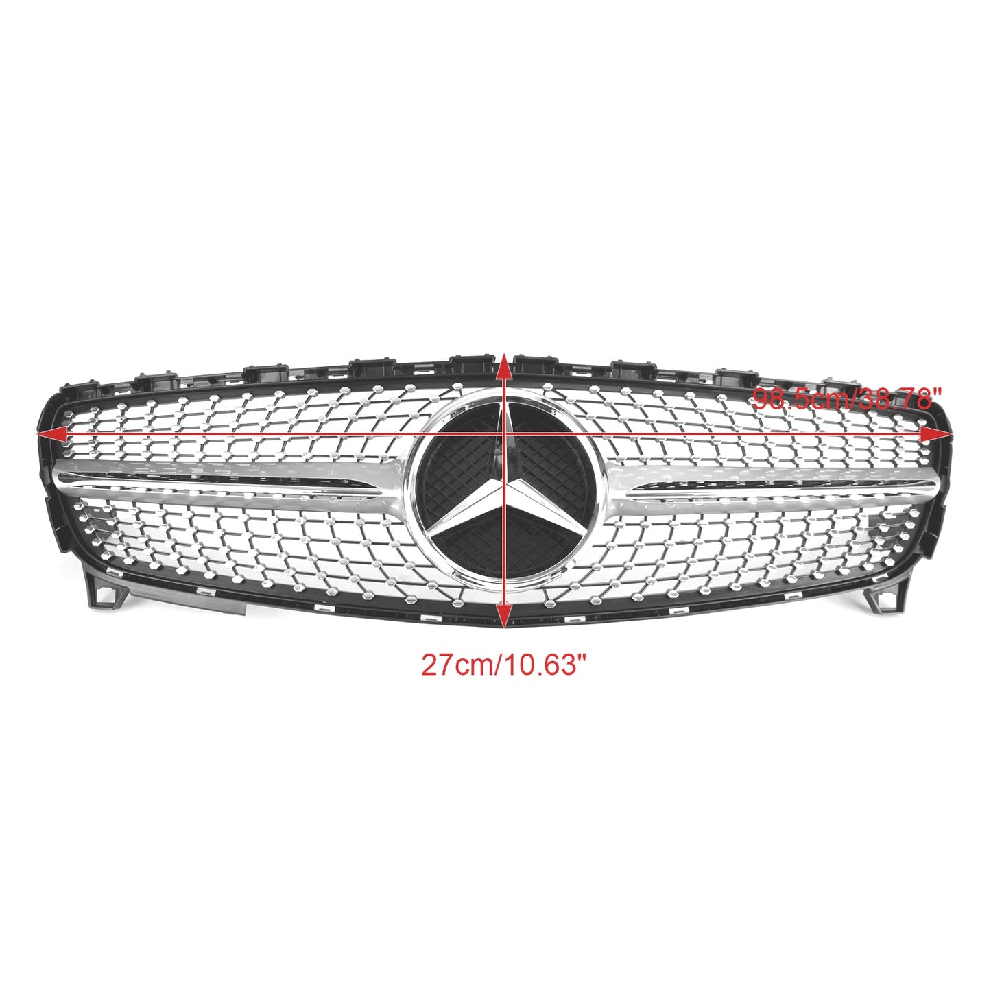 W176 A CLASS 2016-2018 MERCEDES BENZ Girll Diamond Front Bumper Grille Grill