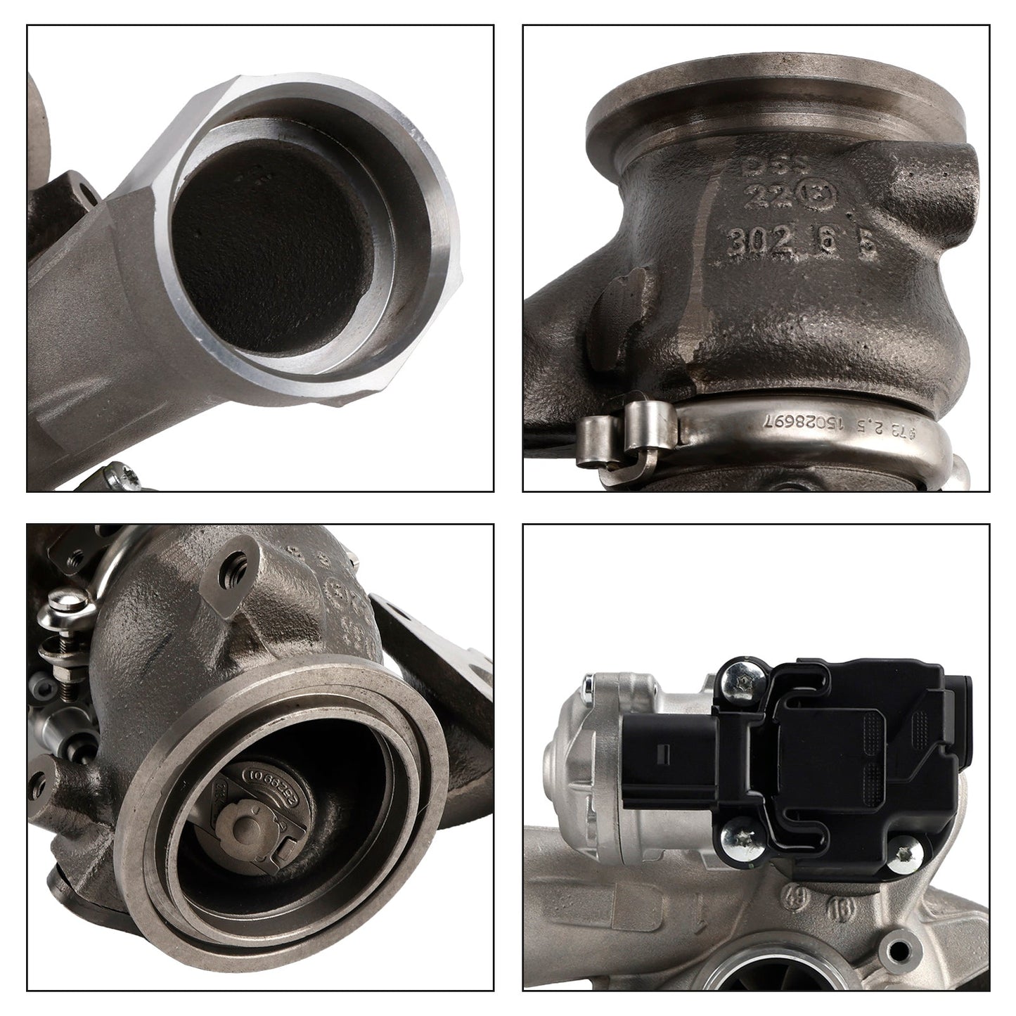 2016-2018 Audi Q3 L4 1.4L Turbocharged Turbo Turbocharger 04E145713A