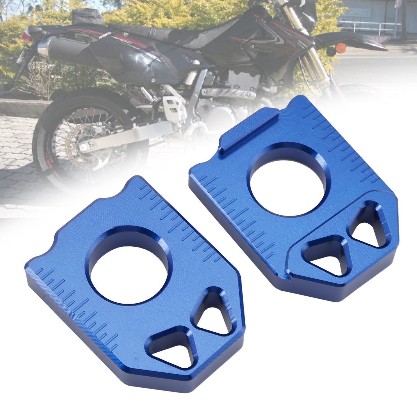 2005-2024 SUZUKI DRZ400SM 400S 400E CNC Rear Chain Adjuster Axle Block