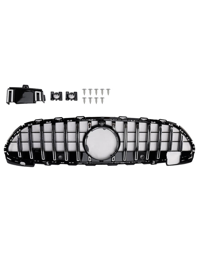 2022-2023 Mercedes Benz W206 W/Camera GT-R Style Front Bumper Grille Grill