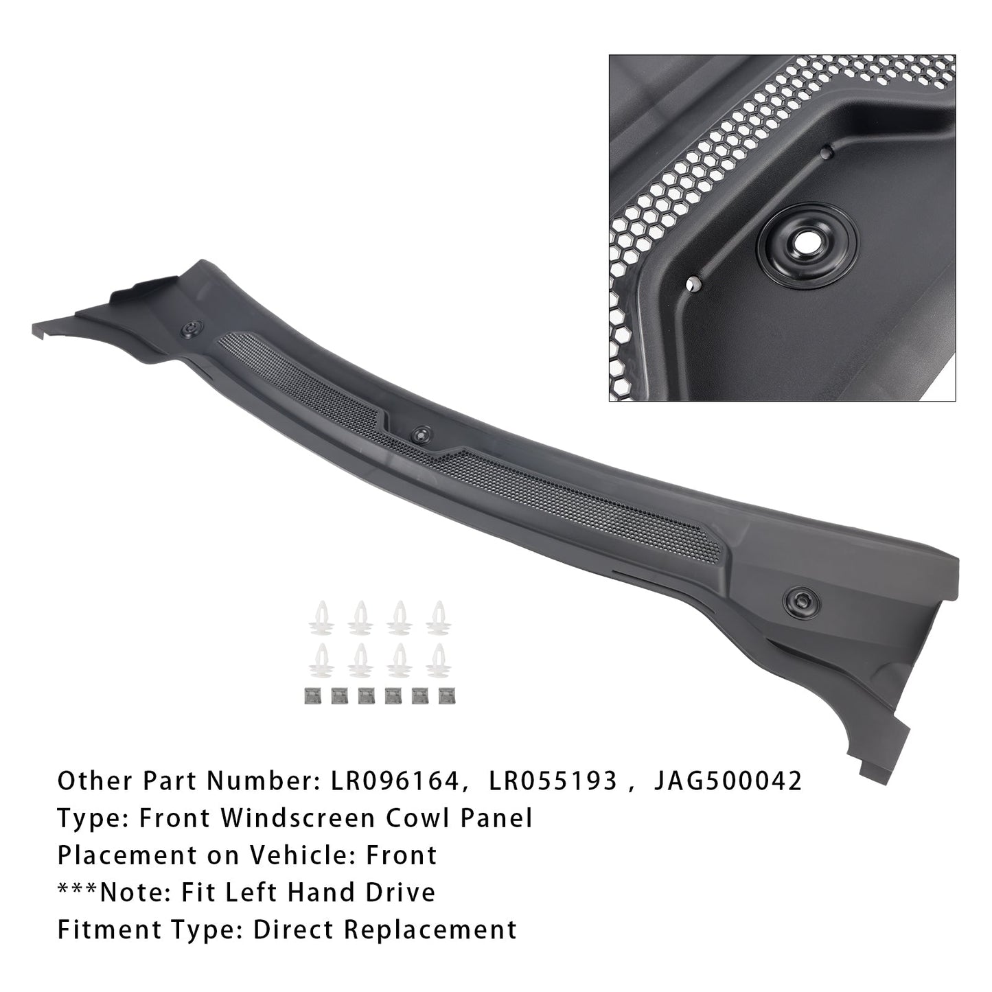 2005-2016 Land Rover Range Rover Sport L320 Front Windscreen Cowl Panel LR096164