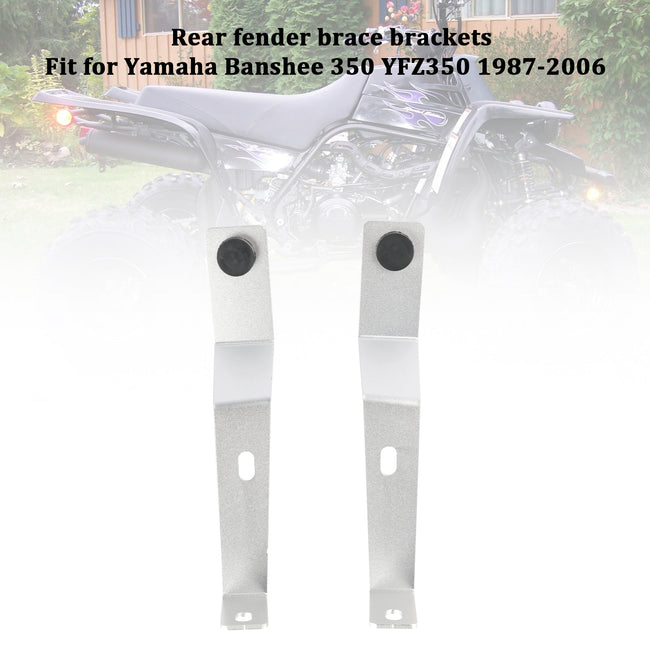1987-2006 Yamaha Banshee 350 YFZ350 Billet Rear Fender Brace Brackets Stays
