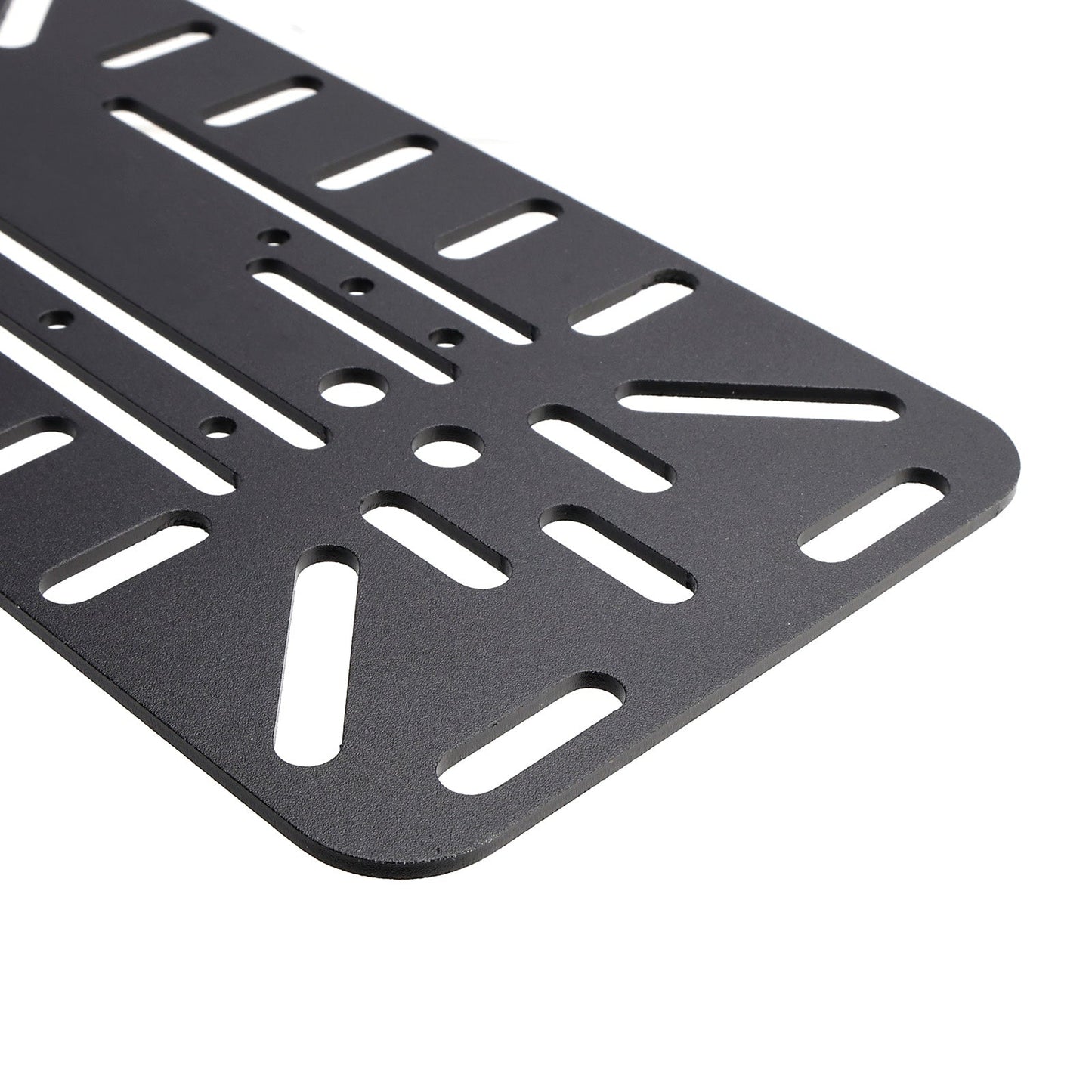 Universal Symmetrical Side Saddlebag Mounting Bracket Kit Black For Motorbike