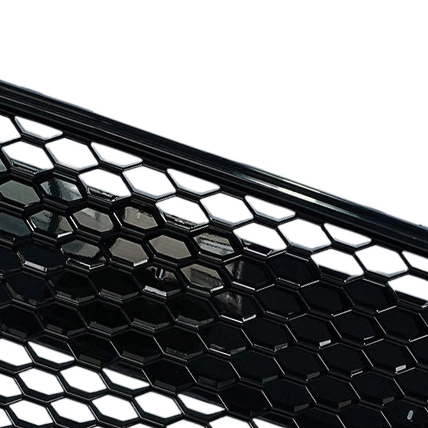 2008 For Audi R8 Front Henycomb Bumper Grille Grill Gloss Black