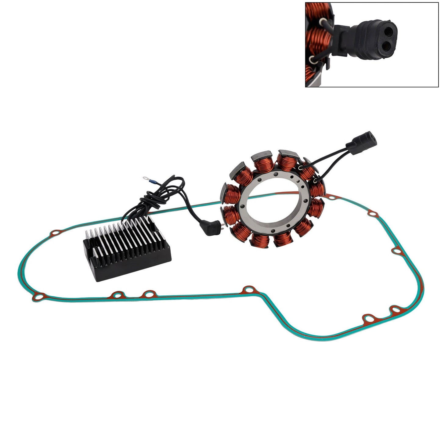 1983-1988 for Touring Electra Glide Classic FLHTC DDKD Stator Regulator Rectifier & Gasket 29965-81