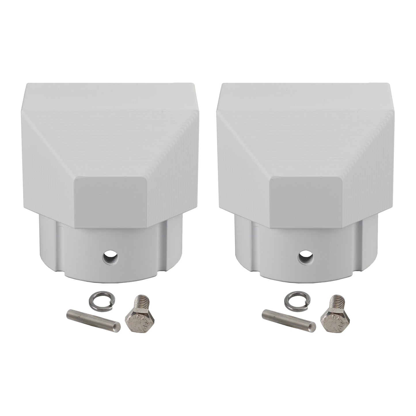 2PCS Alminum Replacement Part End Plug Solid For Dometic SUNCHASER II Awning