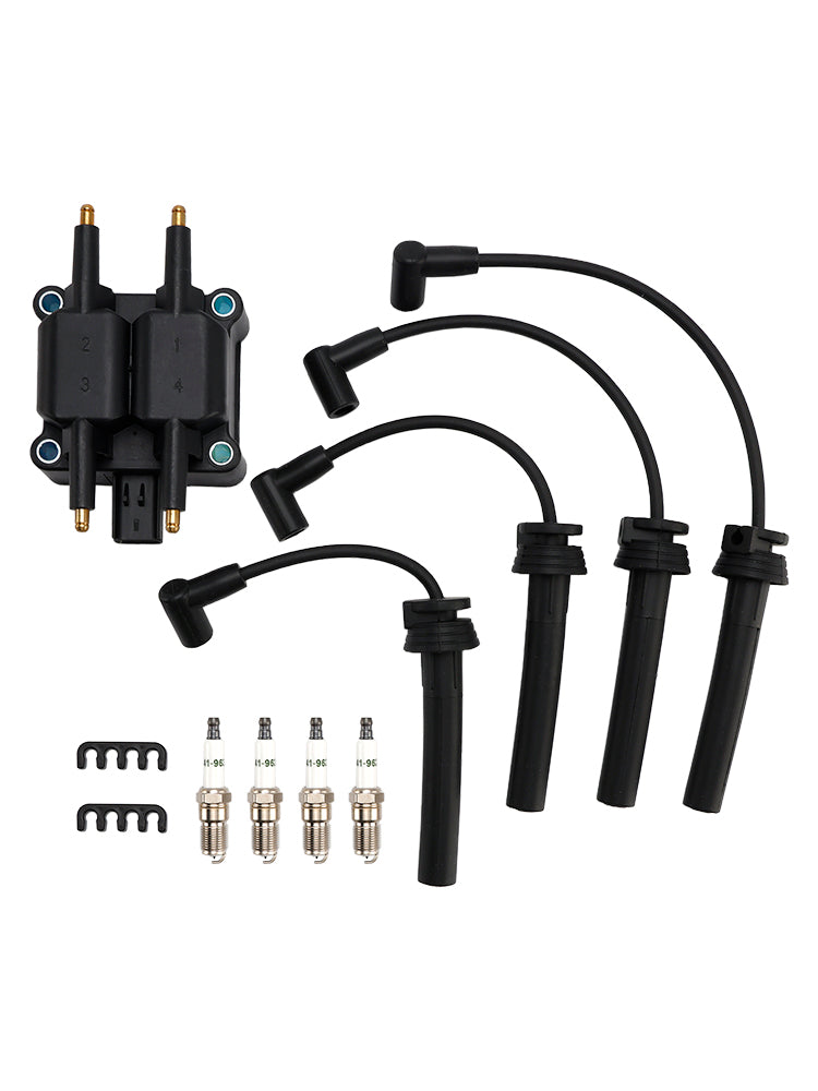 1997 PLYMOUTH GRAND VOYAGER Ignition Coil Pack Spark Plug Wire Set UF189 UF403 UF410