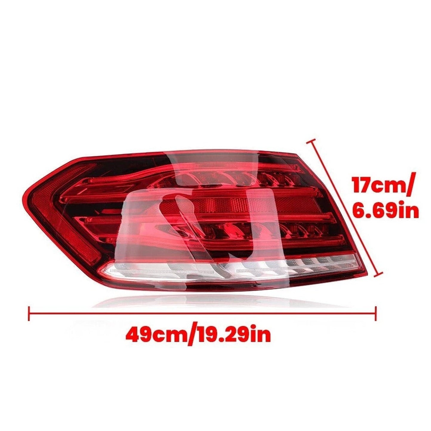 Left LED Outer Rear Tail Light Brake Lamp For Mercedes E-Class W212 2013-2015