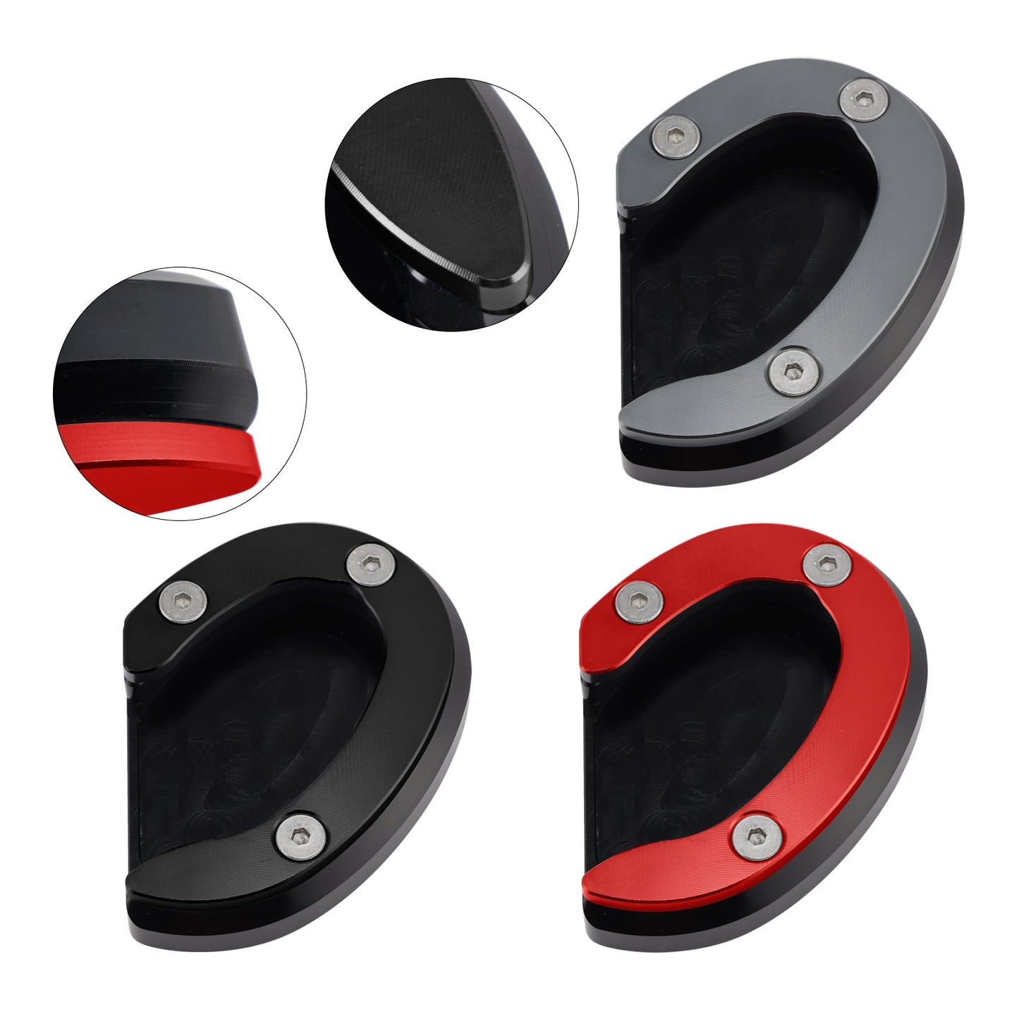 Kickstand Enlarge Plate Pad fit for Bonneville Bobber T100 T120 2018-2020