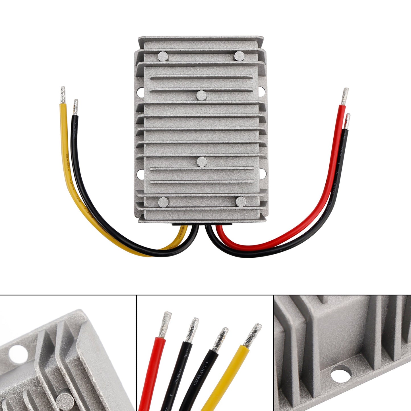 Waterproof DC 18-36V To DC 24V 15A Voltage Stabilizer Car Power Supply Regulator