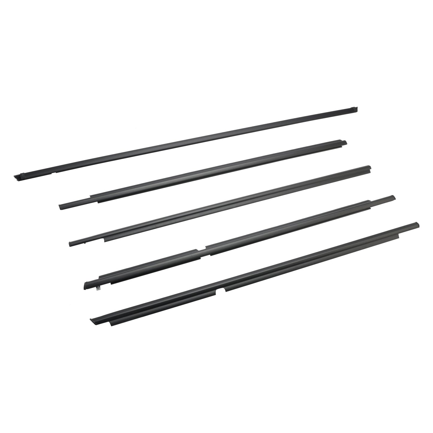 2003-2009 Toyota 4Runner 5PCS Door Belt Molding Weatherstrips 68161-35060 68163-35030