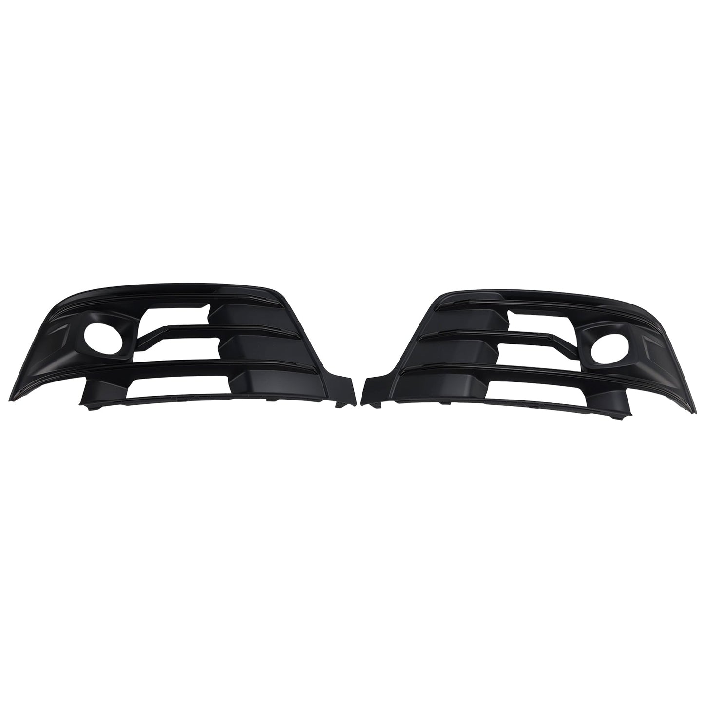 2016-2019 Fit Audi Q7 2PCS Front Bumper Fog Light Grille Cover 4M0807681E