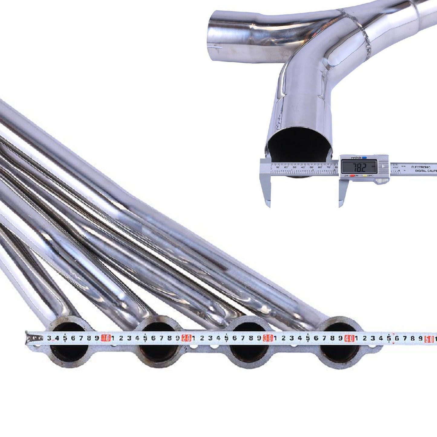 Exhaust Manifold Header Fit Chevy LS1 Camaro Race Version F-Body 1-7/8