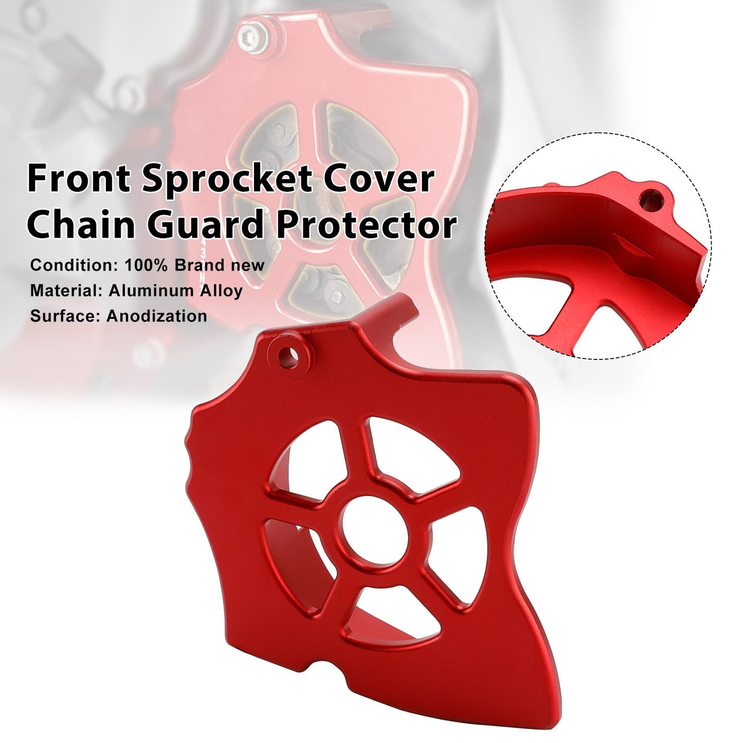 1993-2025 Honda XR650L Front Sprocket Cover Chain Guard Protector