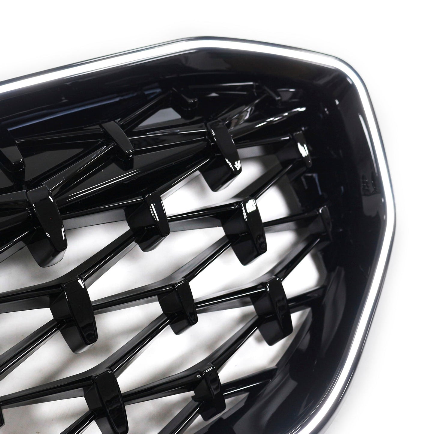 2019-2022 BMW 3 Series G20 lack Diamond Kidney Grille Grill 51138072085
