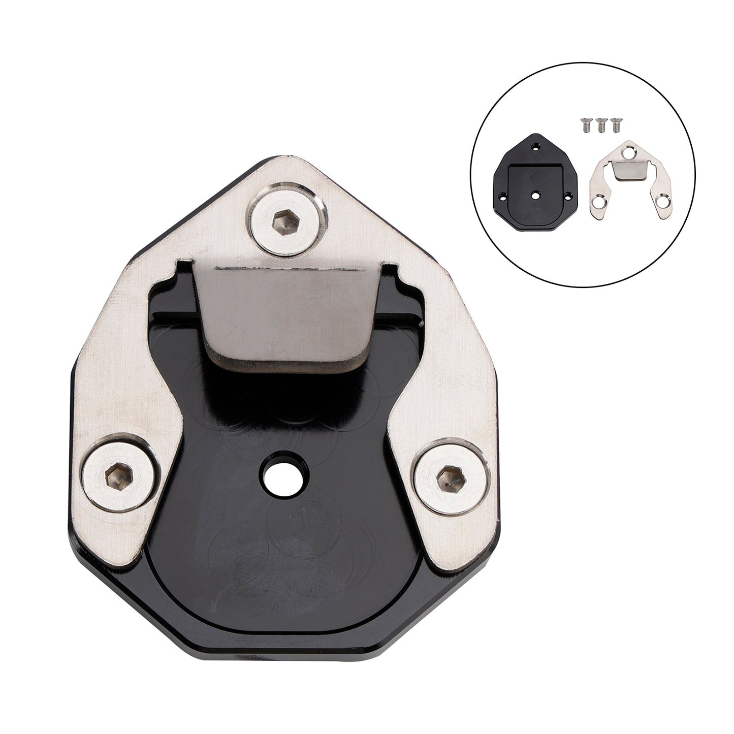 Kickstand Enlarge Plate Pad fit for Himalayan 2018-2023 SCRAM 411 2021-2023