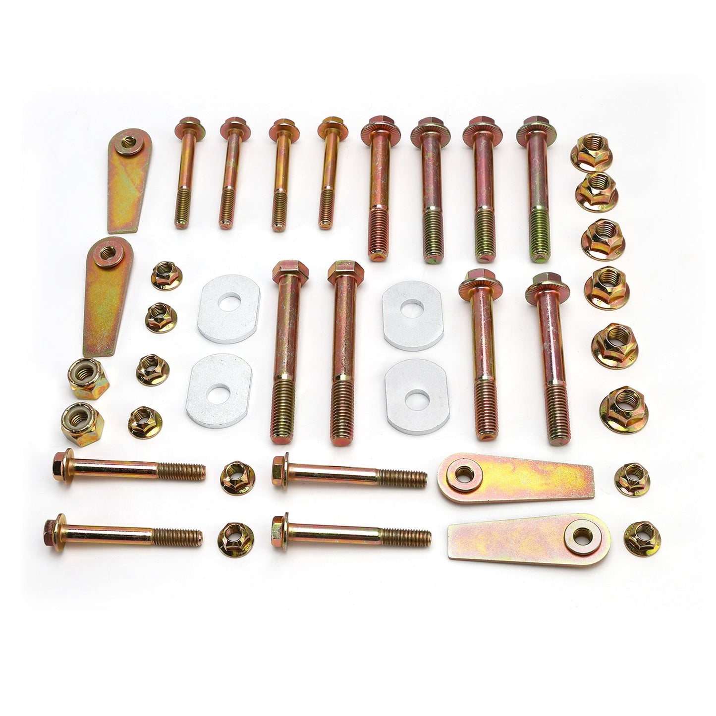 1997-2006 For Jeep Wrangler TJ Control Arm Front and Rear w/Cam Bolt Delete and Flag Nuts