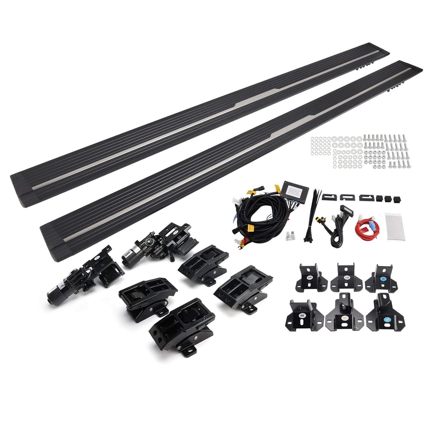 With LED Truck Step Lights Electric Power Running Boards For Ford Ranger T7/T8 2022