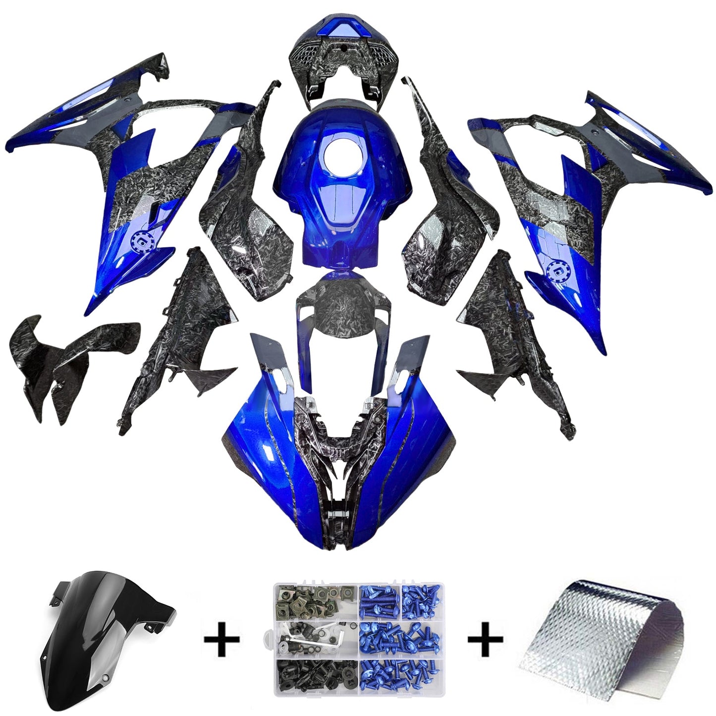 2019-2022 BMW M1000RR S1000RR Injection Fairing Kit Bodywork Plastic ABS