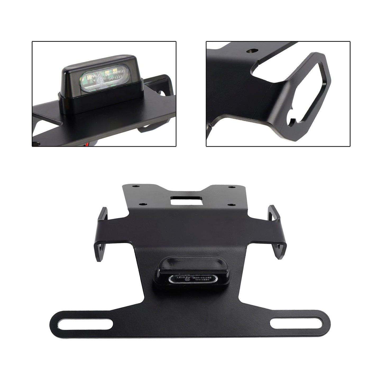 2022-2024 KAWASAKI Z650RS Steel License Plate Holder Frame Bracket