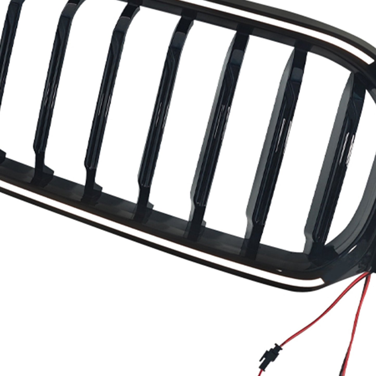 2021-2024 Fit BMW 5 Series G30 G38 Gloss Black Front Kidney Grill Grille
