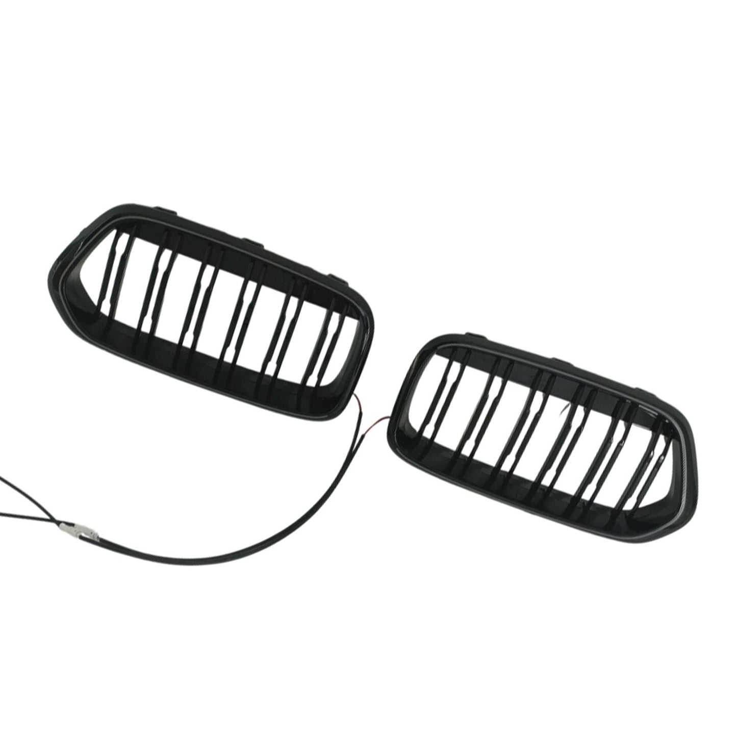 2018-2023 Fit BMW X2 Series F39 Black Front Bumper Grill Grille Double Slat