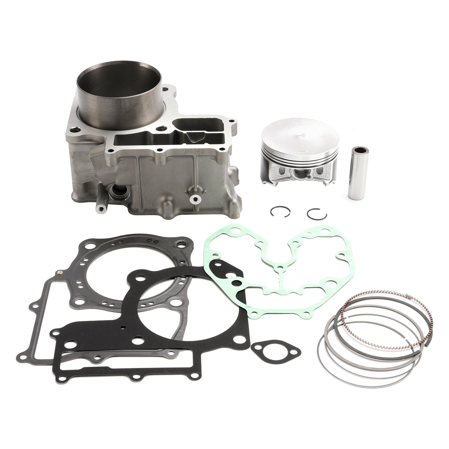2004-2009/2011 Honda TRX500FGA FourTrax Foreman Rubicon GPScape Cylinder Jug Piston Top End Gaskets Repair Kit 12100-HN2-000 12251-HN2-003