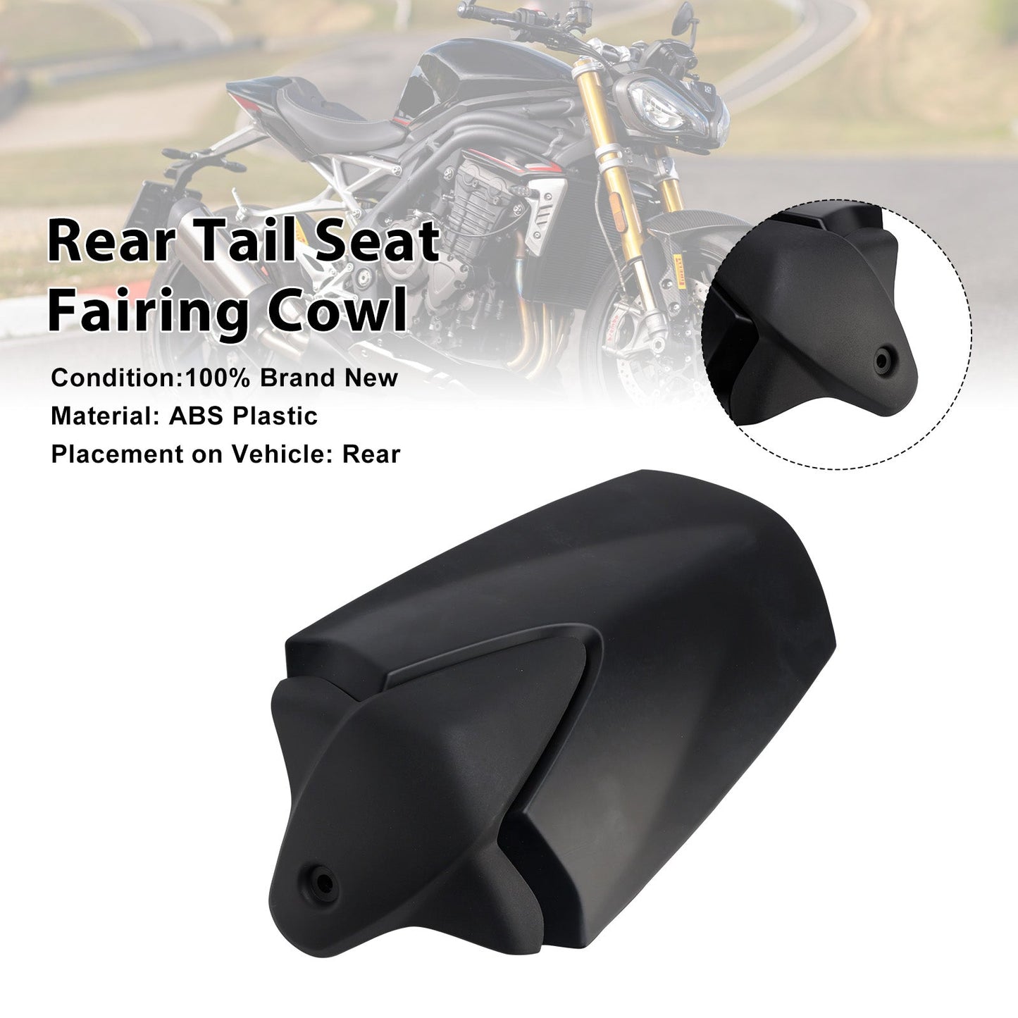 2021-2024 For Speed Triple 1200 RS Rear Tail Seat Fairing Cowl Cover