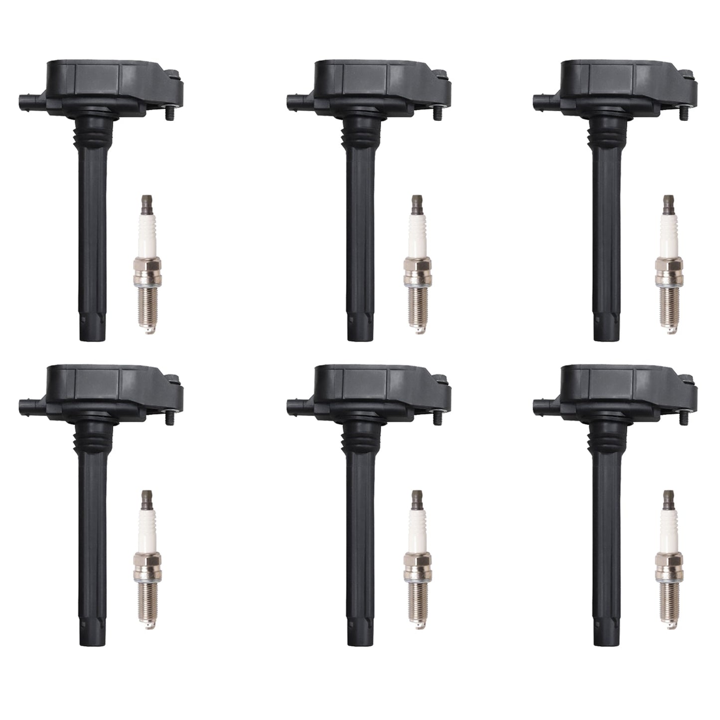 2020-2021 Chrysler Voyager 3.6L 6pcs Ignition Coil+Spark Plug UF807 0221504038 68223569AB