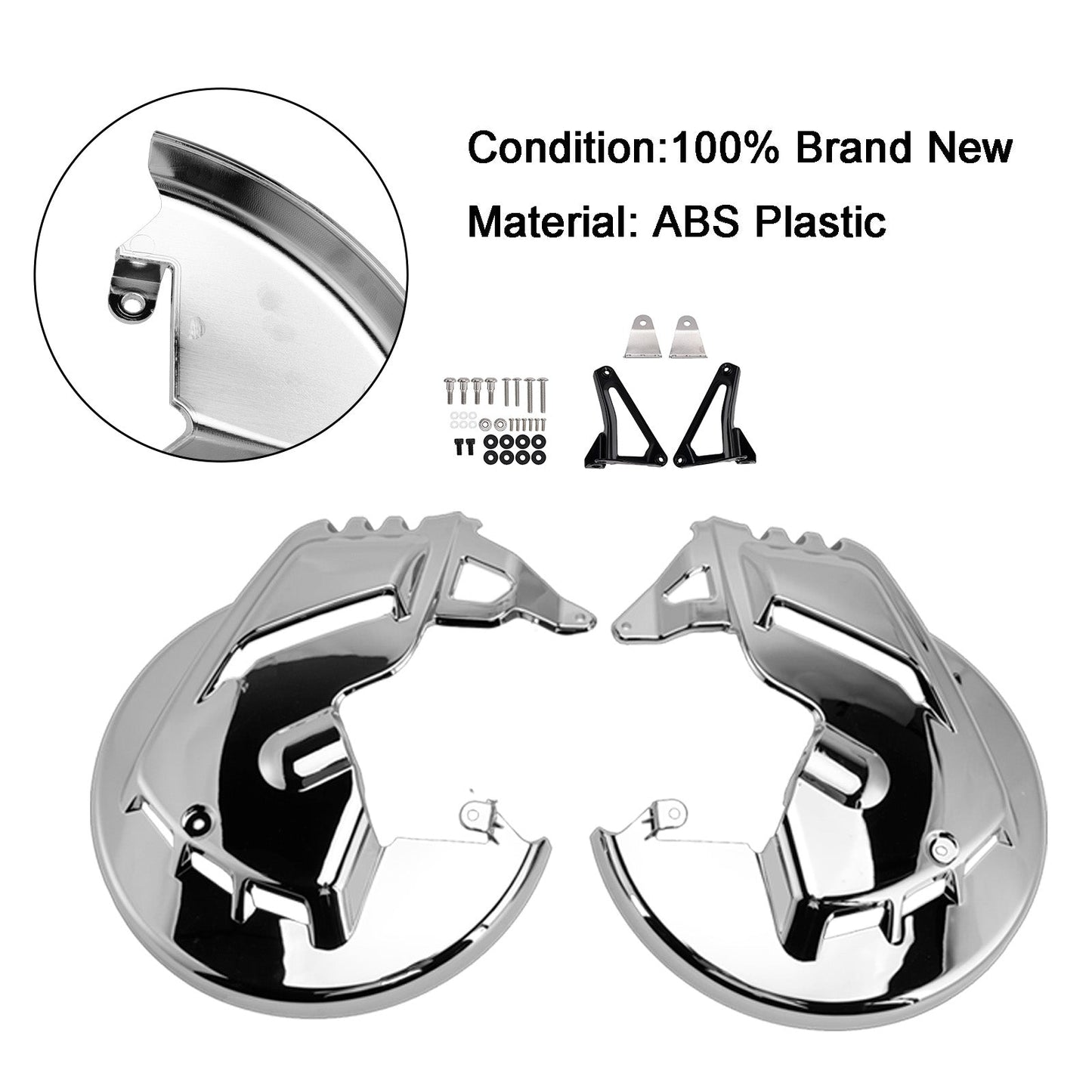 2001-2015 For Honda Goldwing and Goldwing Tour models Front Brake Disc Rotor Covers
