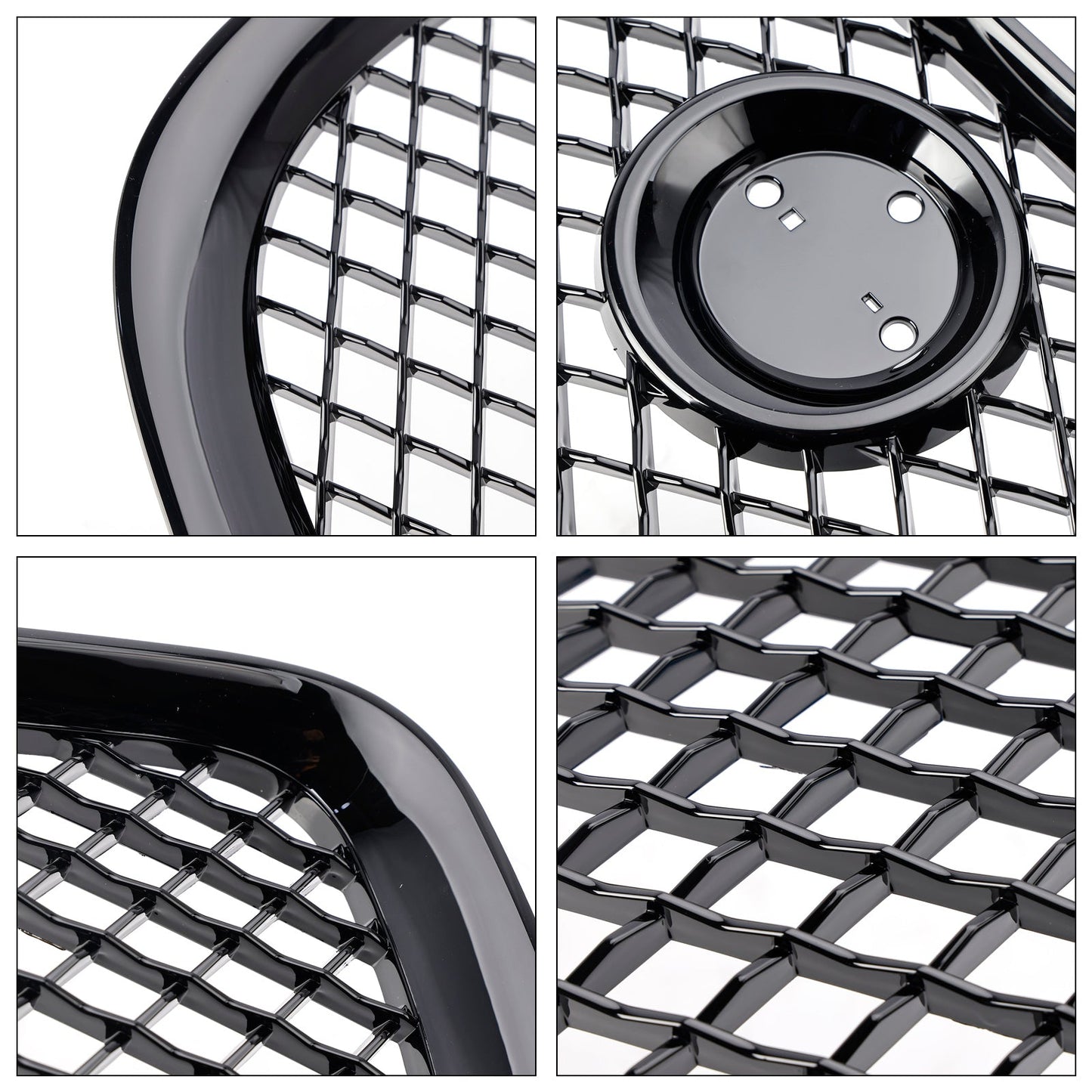 2010-2015 Jaguar XJ Gloss Black Front Bumper Grill Grille